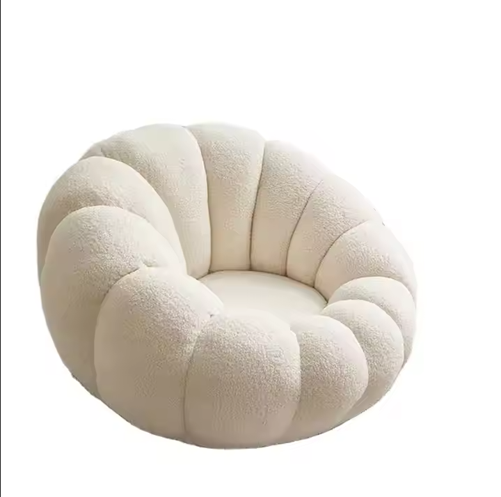 Sofá Puff Preguiçoso Confortável Dupla de Abóbora Luxe